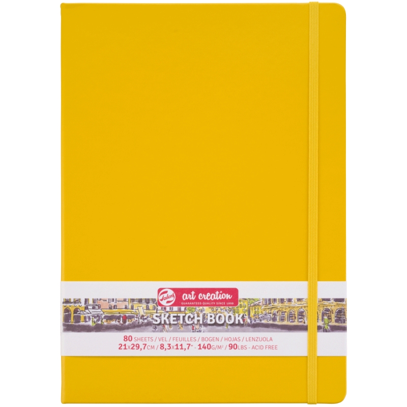 Скетчбук Royal Talens Art Creation блокнот для графики 21х29,7см 80л. 140г/м золотисто-желтый (8712079451721)