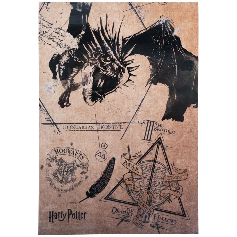 Блокнот-планшет Kite Harry Potter А5 50л клетка (HP21-194-2)