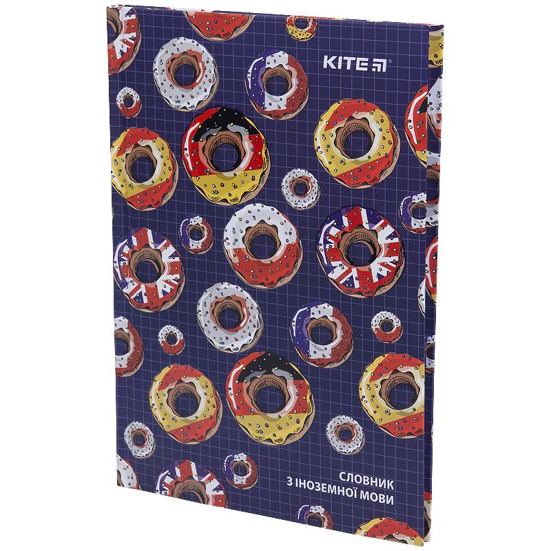 Словарь для записи иностранных слов Kite Donuts 145x210 мм 60л (K21-407-2)