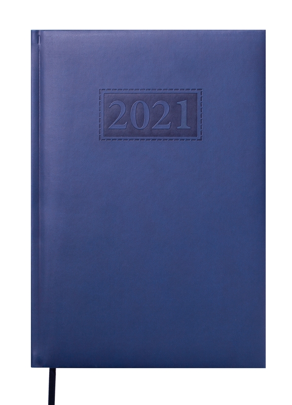 Ежедневник датированный 2022 Buromax GENTLE (Torino) A5 синий 336 стр (BM.2109-02)