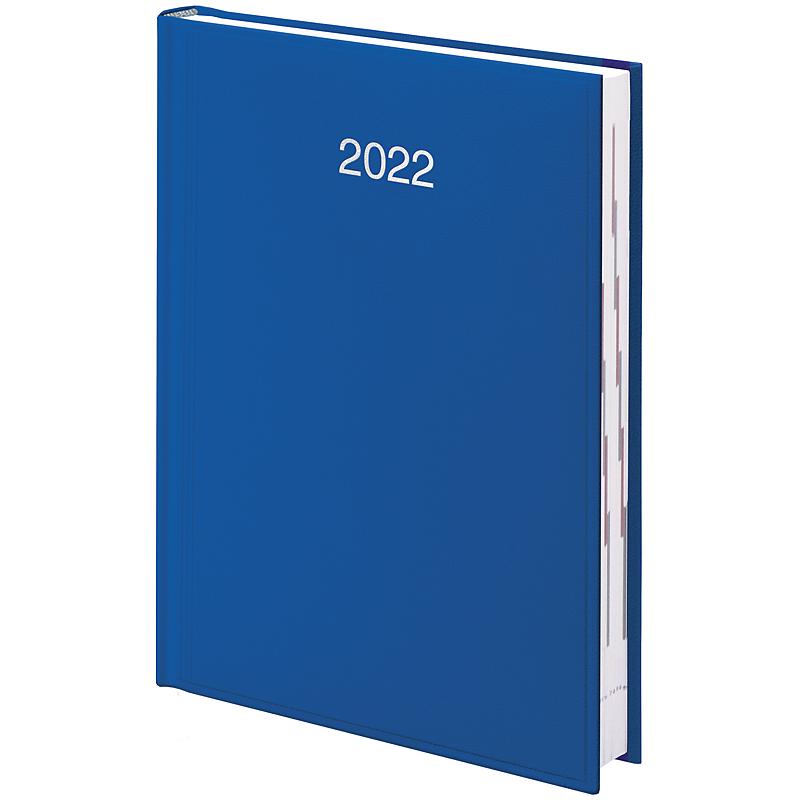 Ежедневник датированный 2022 Brunnen Miradur Стандарт ярко-синий (73-795 60 322)