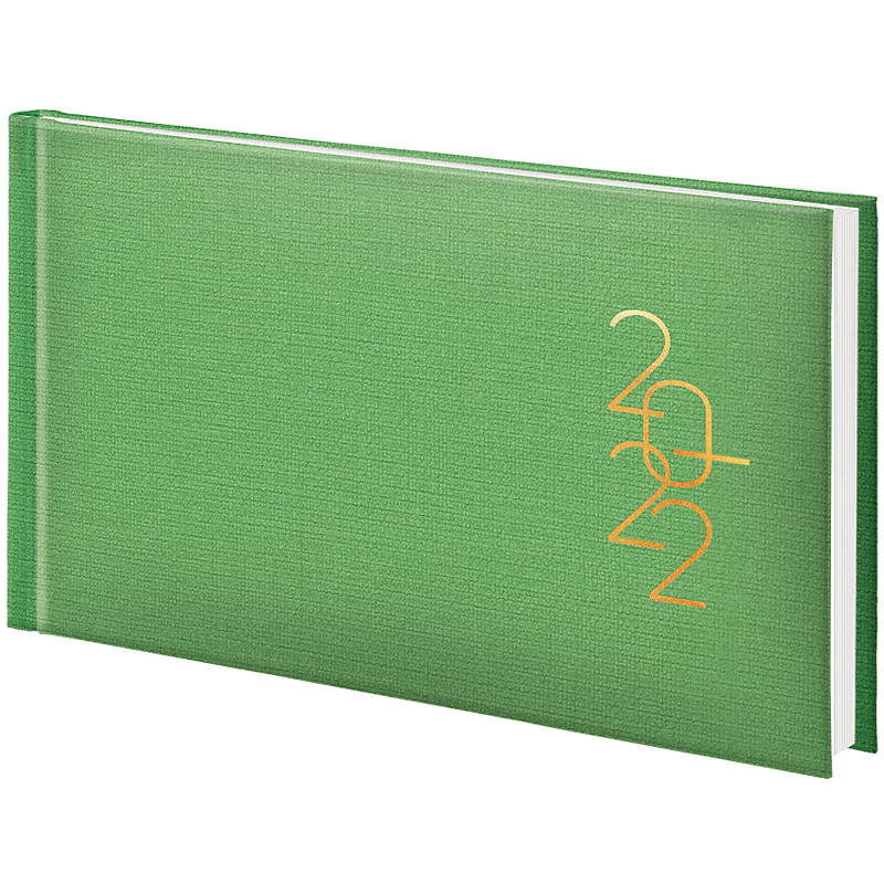 Еженедельник датированный 2022 Brunnen Tirol карманный светло-зеленый (73-755 37 502)