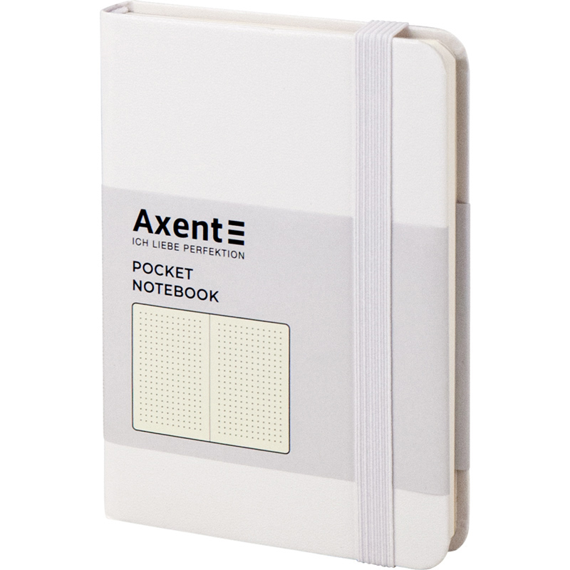 Записная книга блокнот Axent Partner 95x140мм 96л точка,белый (8309-21-A)